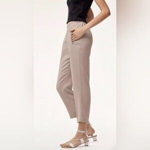 Aritzia Wilfred Darontal Pants in Stone Size 2